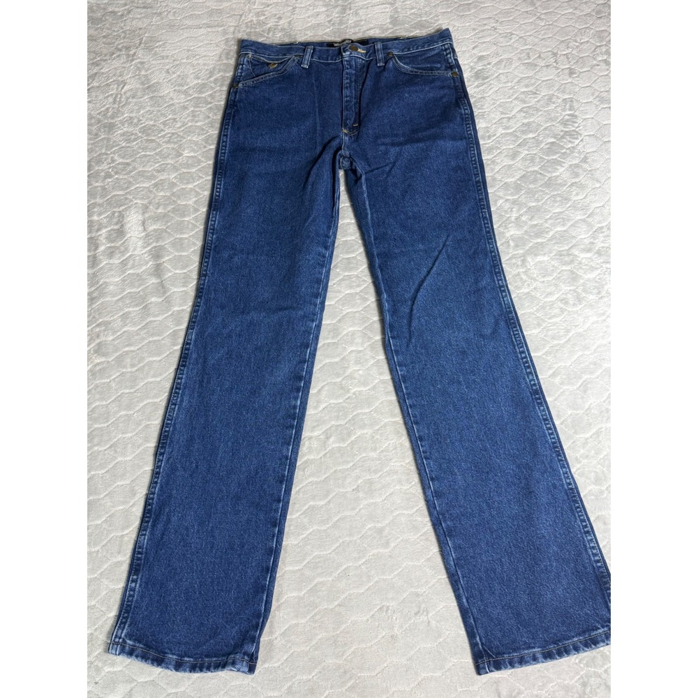 Wrangler George Strait Cowboy Cut Slim Fit Jeans Mens 32x34 Blue Denim 936GSHD